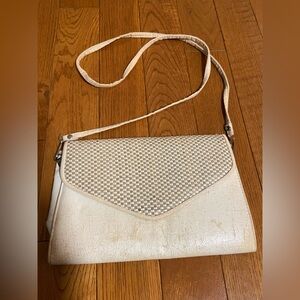 Elegant Cream and Tan Women's Bag